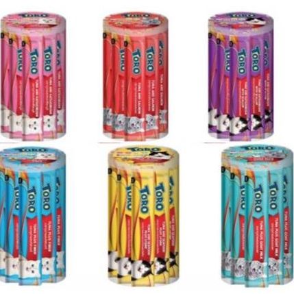 ใหม่ Toro Toro ขนมแมวเลีย โทโรโทโร่ ขนาด 15g x 36 ซอง (กระปุก)
