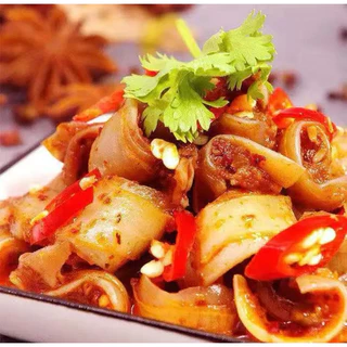 กระดูกอ่อนหมู ซอสพริกหมาล่า เคี้ยวกรุบ อร่อยเผ็ดชาเบาๆ ขนาด8g