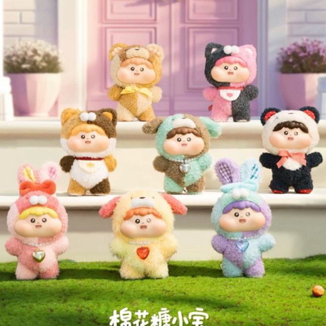 (เก็บโค้ดลด30%)พร้อมส่งในไทย พวงกุญแจตุ๊กตา Fluffy Meatball ของแท้