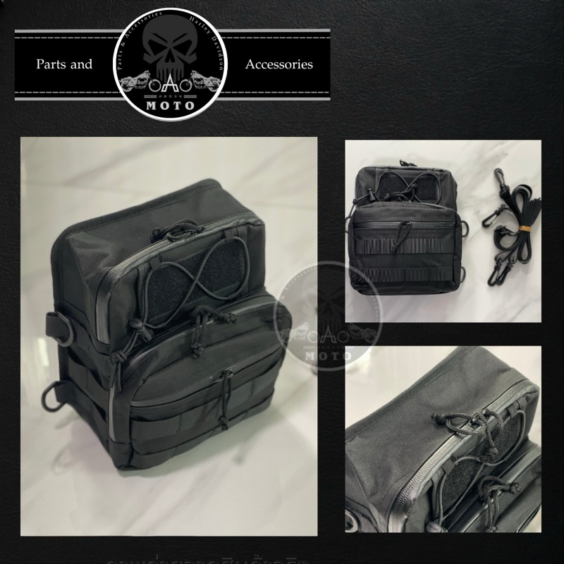 กระเป๋าhandlebar t-bar กระเป๋าติดแฮน Harley-Davidson กันน้ำ
