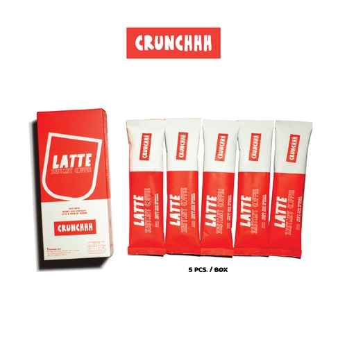 Latte Instant Coffee l กาแฟสำเร็จรูปชนิดผง l CRUNCHHH (ครั้นช์)