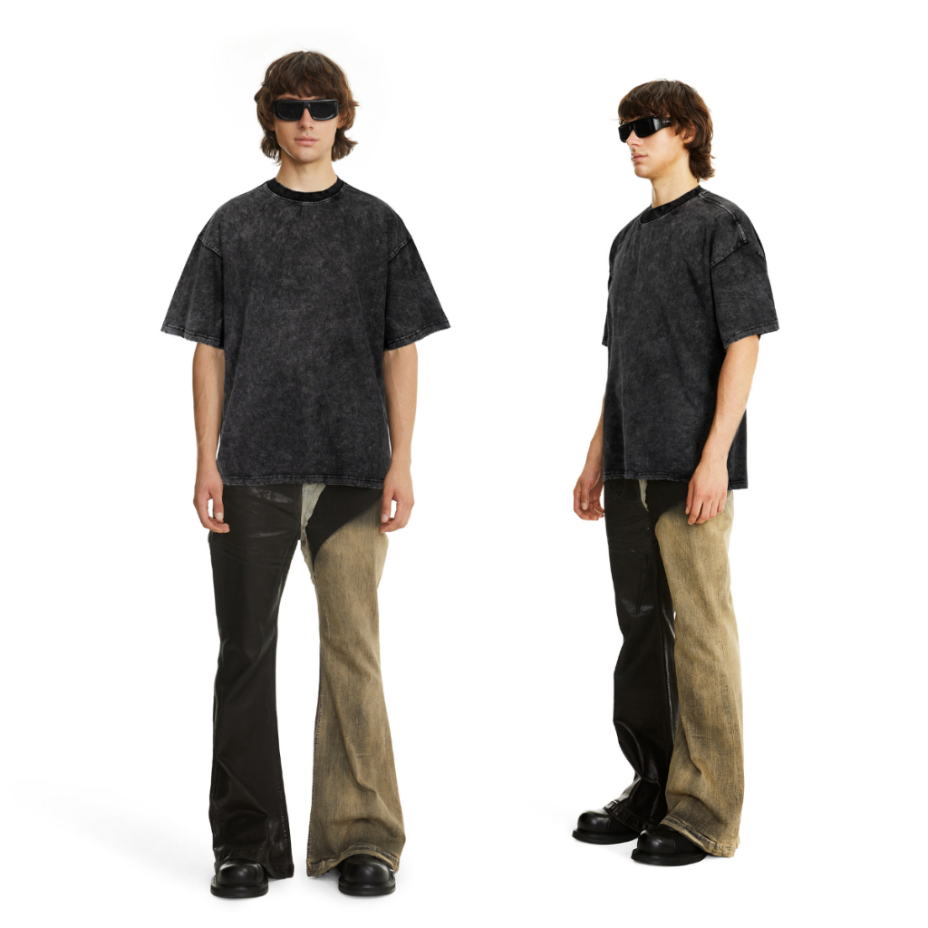 เสื้อยืดทรงโอเวอร์ไซส์ Ⅱ Cosmic Flow Ⅱ regular Ⅱ ผ้าคอตตอน Ⅱ คอฟิต