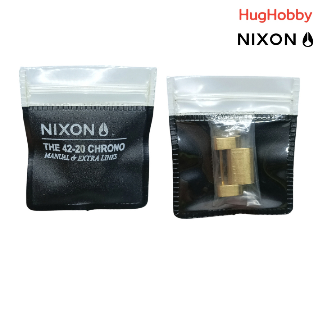 [อะไหล่แท้] Extra Links สำหรับนาฬิกาข้อมือ NIXON THE 42-20 CHRONO (สีทอง) งานแท้จากกล่อง