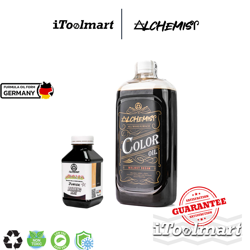 ALCHEMIST WALNUT DREAM JUNIOR น้ำยารักษาเนื้อไม้ สีวอลนัท มีขนาดให้เลือก 150 ML. - 850 ML.