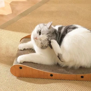 Winky wink🐱ที่ลับเล็บแมว ที่นอนแมว แบบโซฟา ของเล่นแมว กระดาษลูกฟูก สำหรับแมวทุกวัย ประกอบง่าย บ้านสำหรับสัตว์เลี้ยง