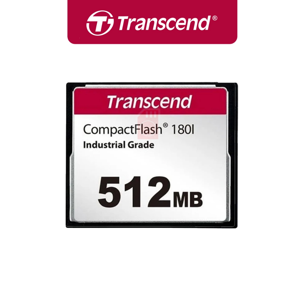 Transcend CompactFlash Card 512MB : CF Industrial Card : รับประกัน 3 ปี - มีใบกำกับภาษี-TS512MCF180I