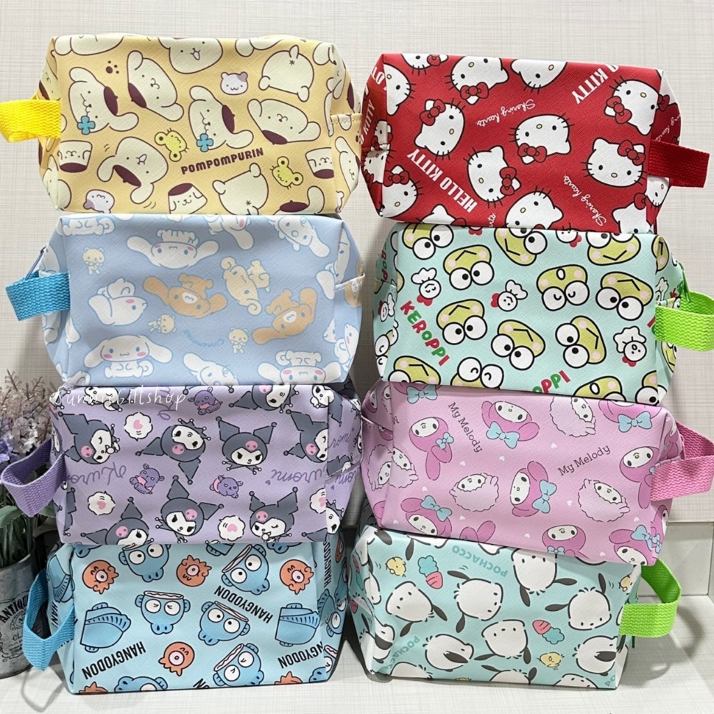 พร้อมส่ง กระเป๋าเครื่องสำอางค์ Travel Pack ลายการ์ตูน Sanrio
