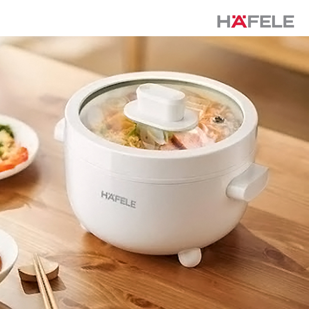 หม้อต้ม HAFELE  ความจุ 2.0 ลิตร Multifunction Cooker 2L มีตะแกรงนึ่ง รุ่น ECOM-261