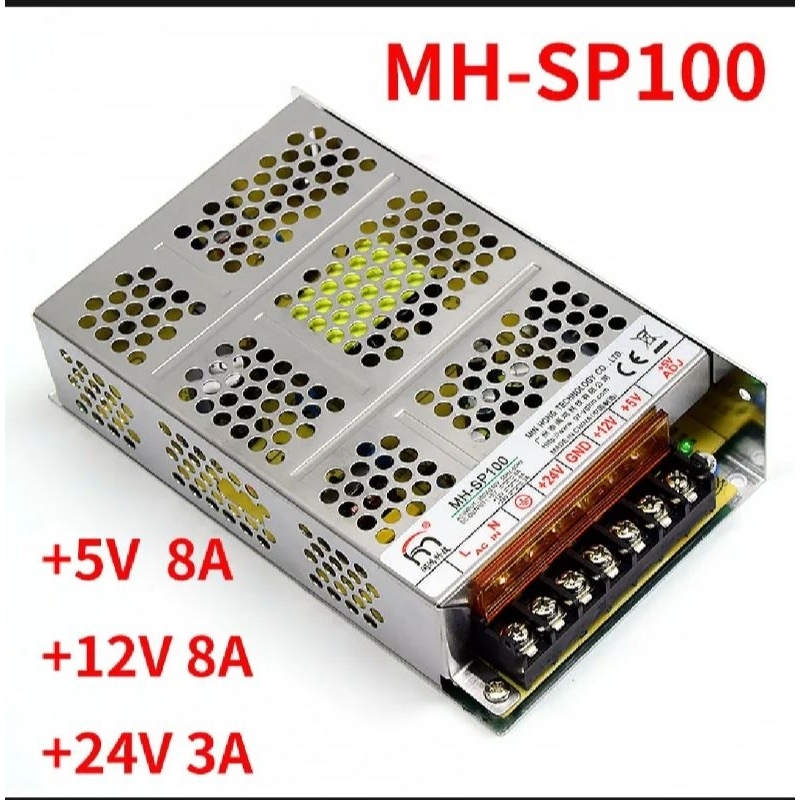 POWER-SUPPLY 3 in 1 (24v+12v+5v)(สินค้าส่งจากไทย)