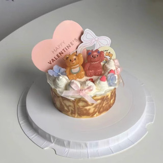 เทียนวันเกิดหมีน่ารัก มี 2สี พร้อมส่งจากไทย