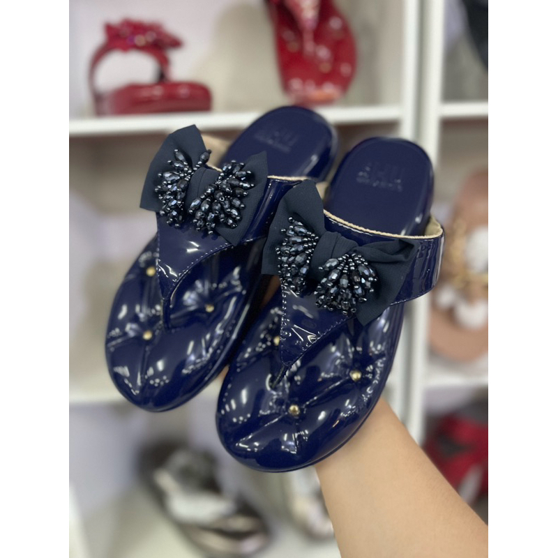 SHU รุ่น SOFASHOES พื้นสูง2.5“💙สีน้ำเงิน💙รองเท้าชูเบอร์รี่ มือ1ของแท้💯