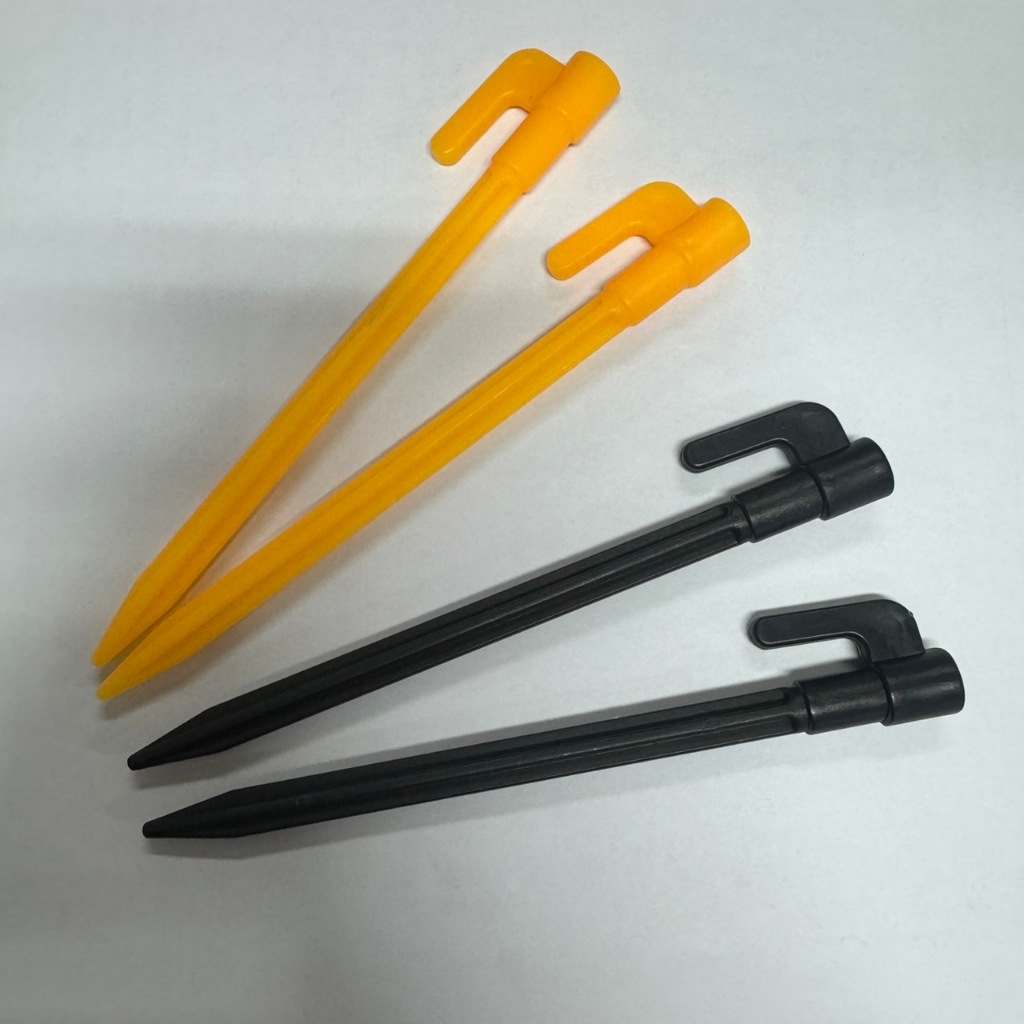 สมอบก พลาสติก ยาว 15ซม. น้ำหนักเบา ตะขอเกี่ยวเต้นท์ สำหรับกางเต็นท์ ราคา/10ชิ้น - รูปที่ 4