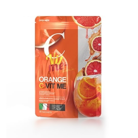 C-Vit Me วิตามินส้มชงดื่ม 30 ซอง - สุขภาพดีด้วยวิตามิน C