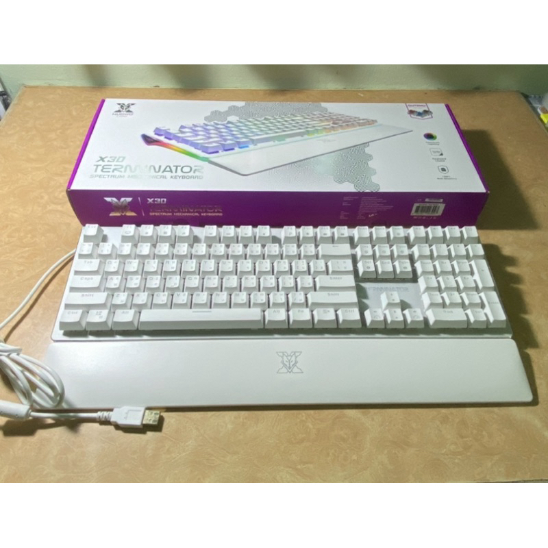 ❌ขายแล้ว❌ คีย์บอร์ดเกมมิ่งมือสอง Nubwo Termination X30 Mechanical Keyboard Red Switch
