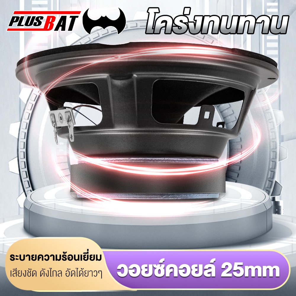 GTR ลำโพงรถยนต์ กลาง 6 นิ้ว DIYดอกลำโพงเสียงกลาง เสียงกลาง ดอกลำโพง แม่เหล็ก100 หนา15MM