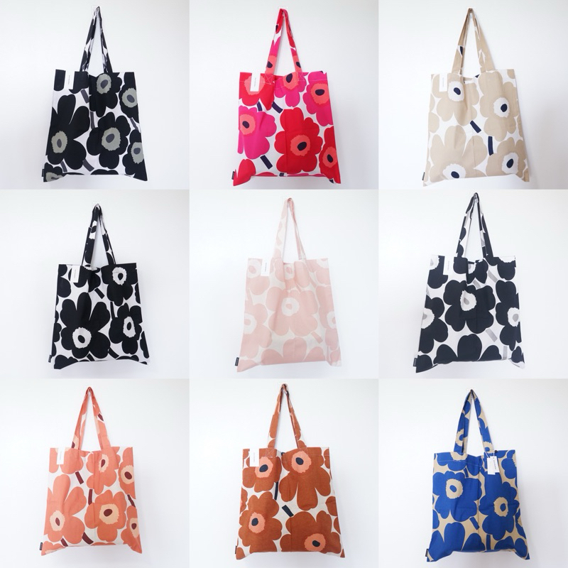 พร้อมส่ง Marimekko tote bag ขนาด 43x44 cm ของแท้100%