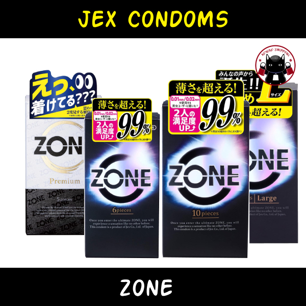 Jex Condoms ZONE ถุงยางอนามัยพรีเมียม จากญี่ปุ่น