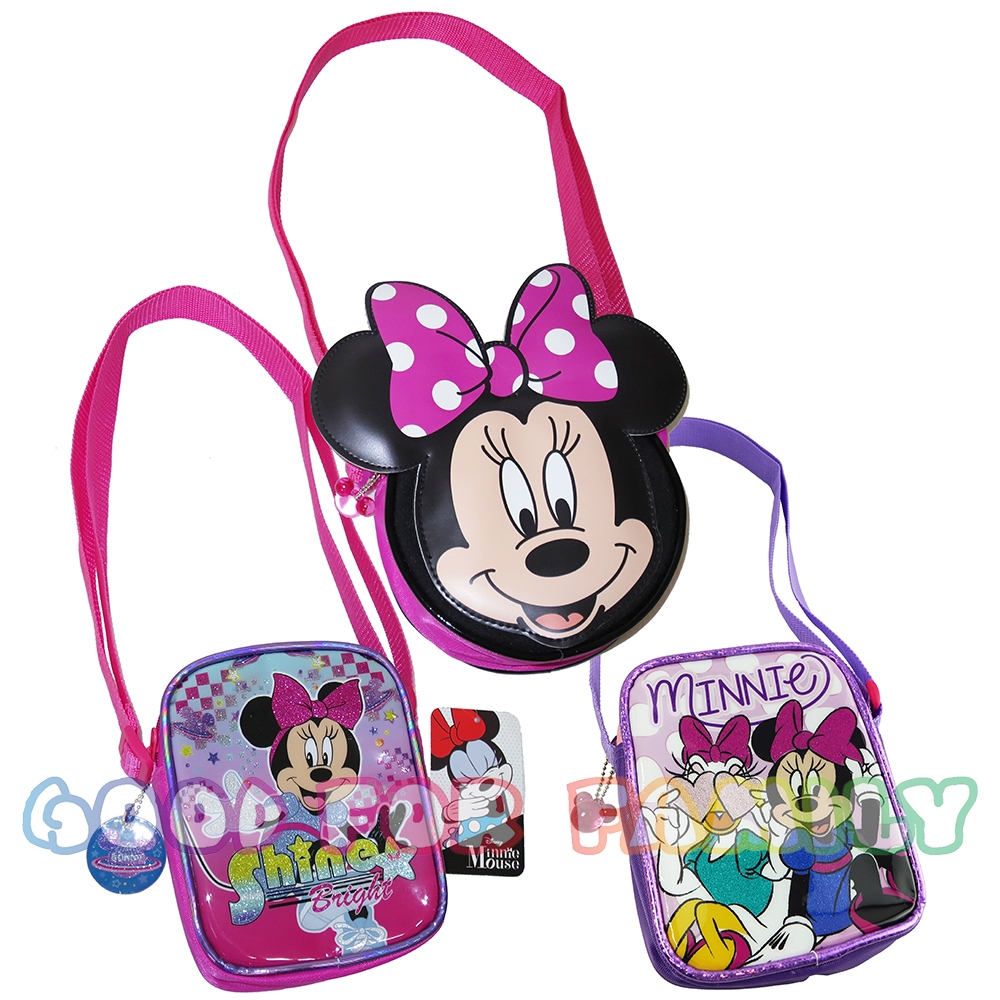 กระเป๋าสะพายข้าง Minnie Mouse สีชมพู มินนี่เม้าส์