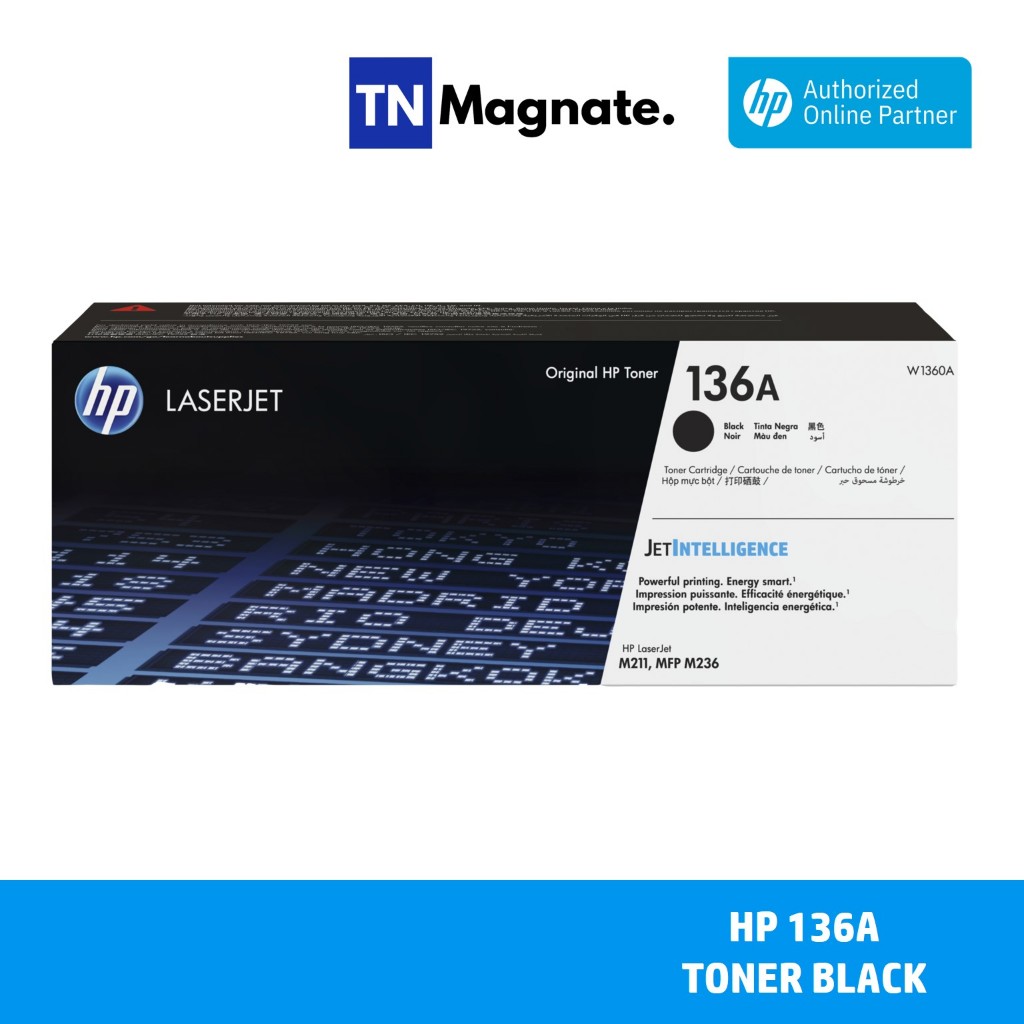 [หมึกโทนเนอร์] HP 136A Toner Black (W1360A)