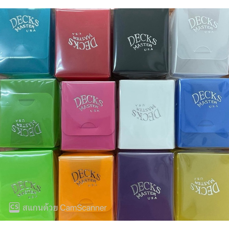 กล่องพลาสติก Deck master ใส่การ์ด 80 ใบ(สลีฟ 1 ชั้น)