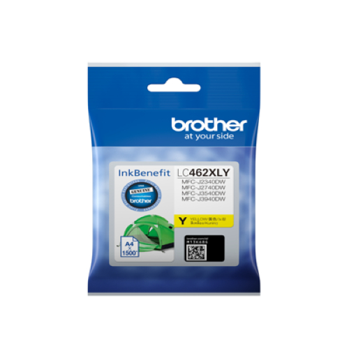 หมึกอิงค์เจ็ท Brother LC-462XLY (สีเหลือง)