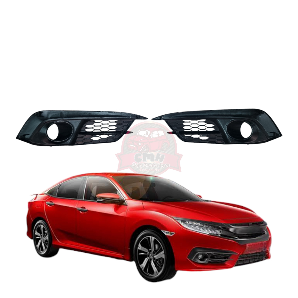ครอบไฟ ตัดหมอก สปอร์ตไลท์ HONDA CIVIC 2016 2017 2018 ฮอนด้า ซีวิค