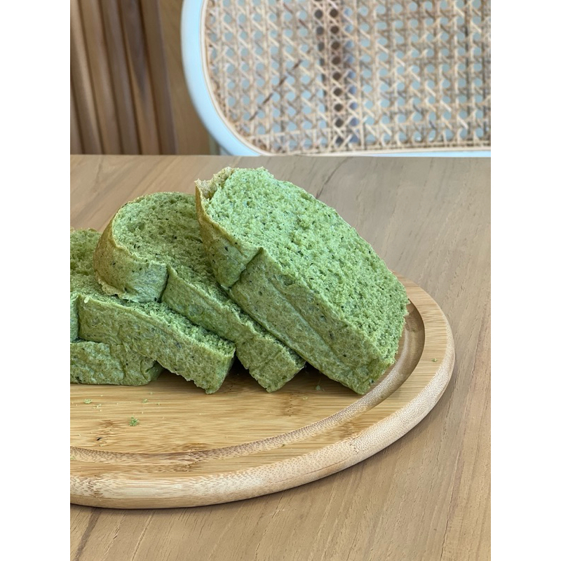 ขนมปังผักโขม สำหรับคนรักสุขภาพ หวานน้อย ใช้เนยสดแท้ ไม่ใส่สารเสริม สารกันบูด - รูปที่ 5