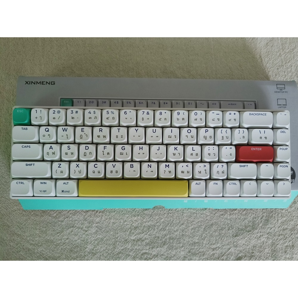 [มือสอง] XINMENG C68 Low Profile Mechanical keyboard สวิตซ์เงียบ *ส่งฟรี*