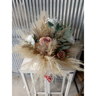 พุ่มดอกเลาตกแต่งตั้งพื้น 99 บาท - Flowers ฐานนวมดอกกว้าง35-40ซมสูง40ซม.