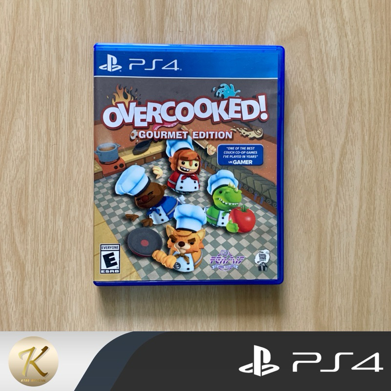 แผ่นเกมส์ PS4 : Overcooked 1 (มือ2) 📍[เล่นได้ 1-4 คน]  พร้อมส่ง!!!