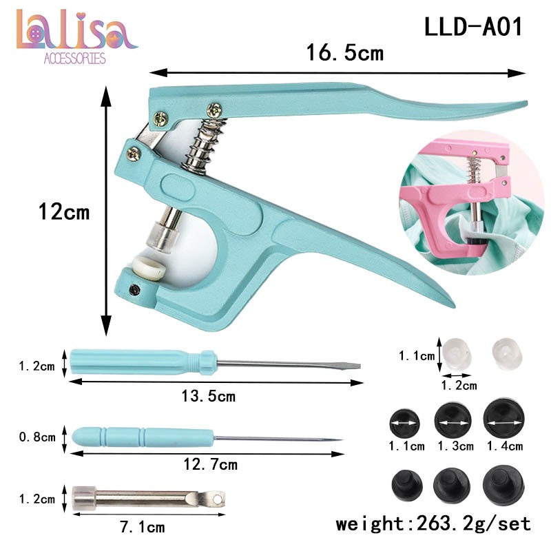 เครื่องมือคีมกระดุม คีมกระดุม คีมปุ่มสแน็ป Install tool (E-2-G,LLD-A01)