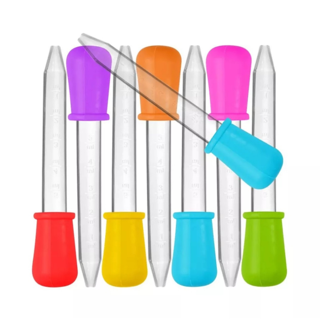 หลอดหยด ถอดล้างได้ 5ml เลือกสีได้ ดรอปเปอร์ - รูปที่ 2