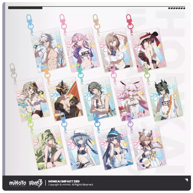 [MiHoYo/Honkai Impact 3] จี้อะคริลิก Series Summer Series พรีออเดอร์