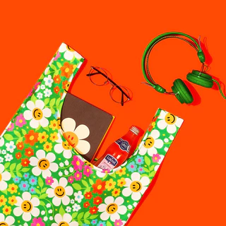✅ ขายดี Wiggle Wiggle Picnic Bag ถุงผ้ารักษ์โลก สีสันสวยงาม