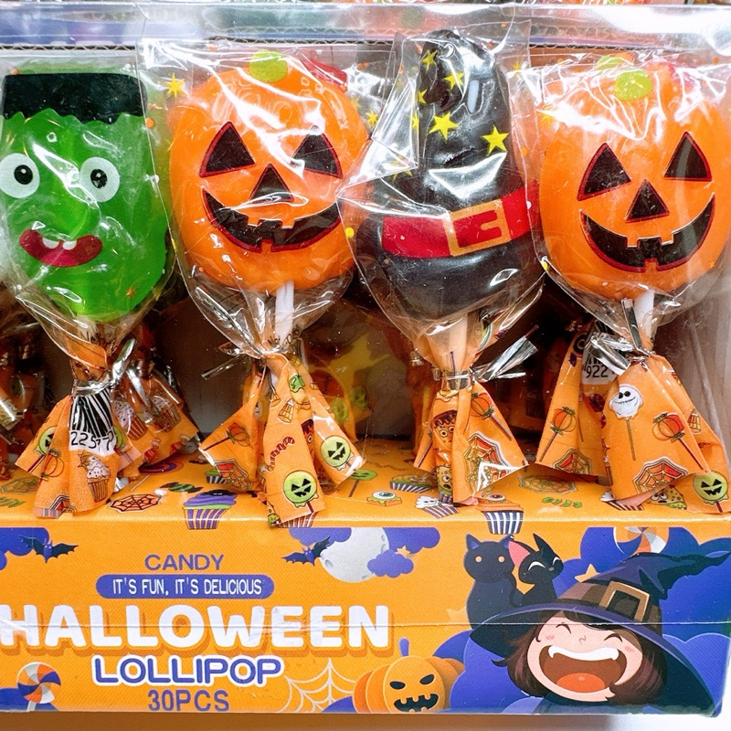 อมยิ้มคริสต์มาส เเละ ฮาโลวีน Halloween อย. ( 1 แพ็ค 30 ชิ้น )