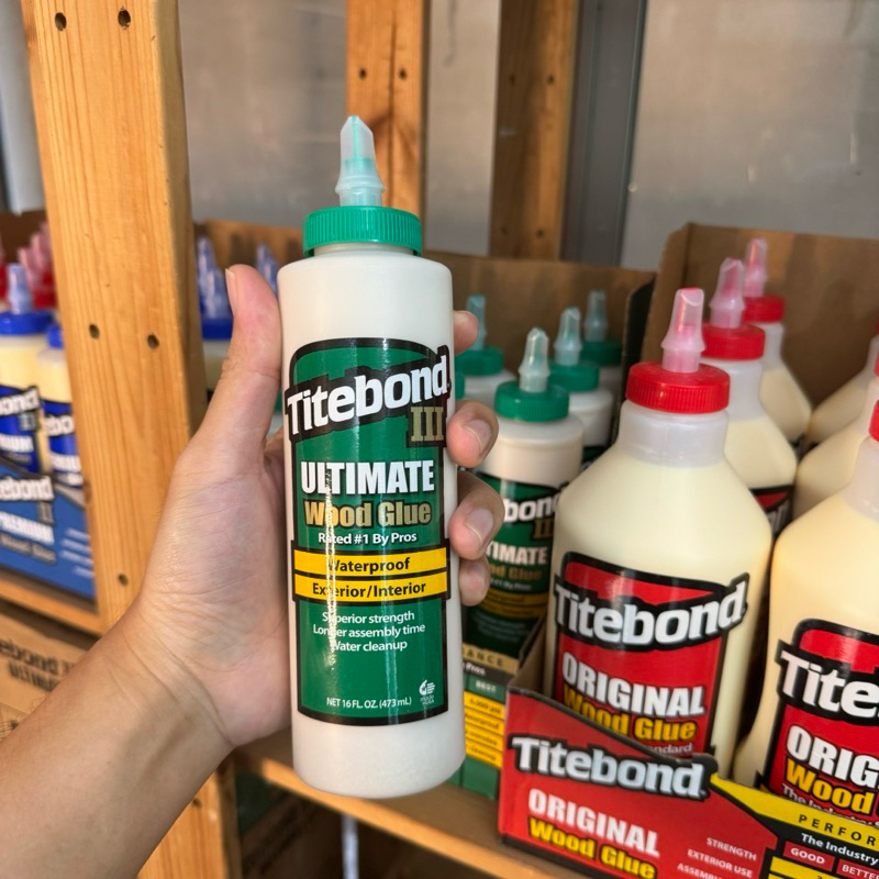 กาวติดไม้ Titebond  III ultimate waterproof 16 oz สีเขียว by USA 🇺🇸