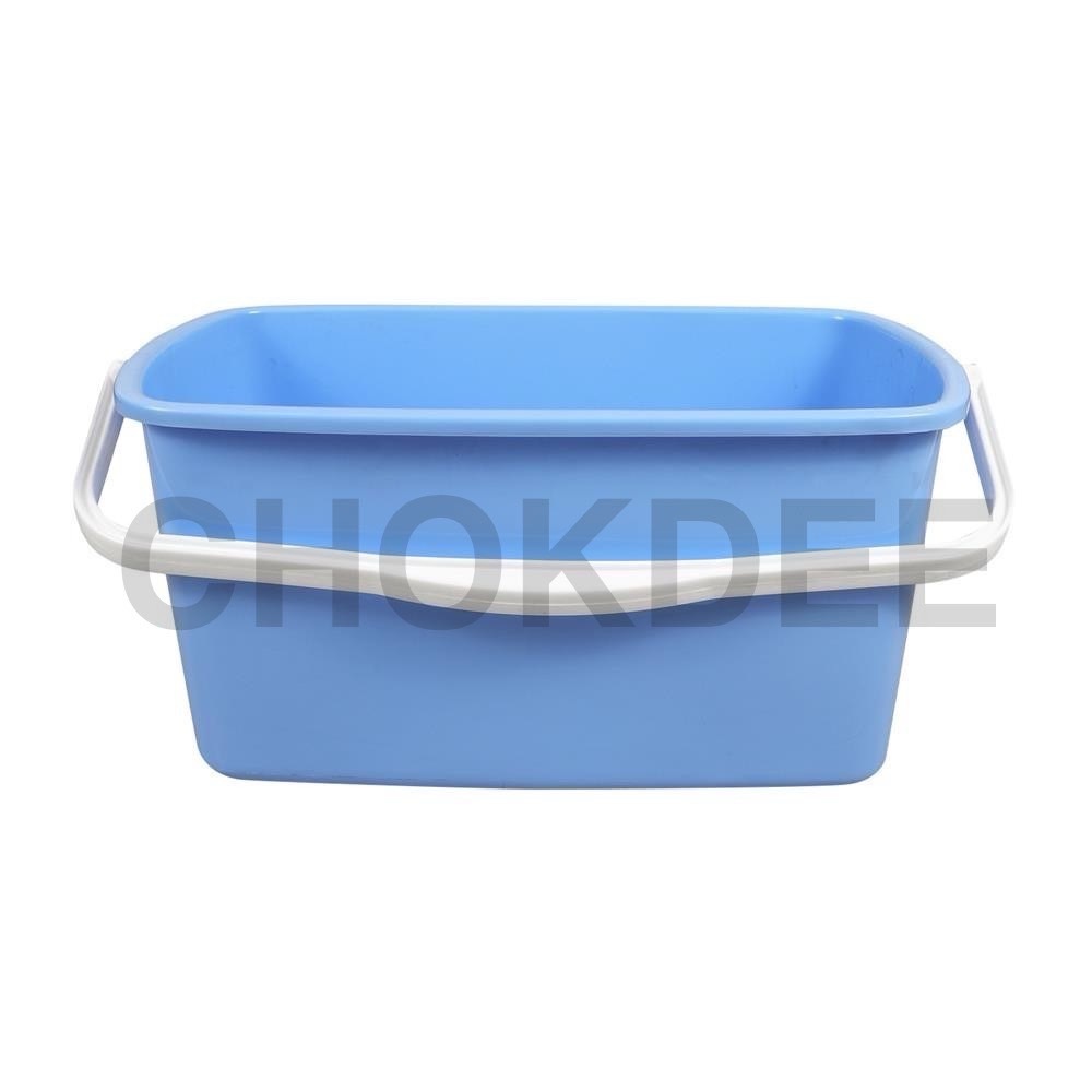 รวม VAT ถังน้ำชูเกอร์ (ฟ้า เขียว ชมพู) ขนาด 28 × 44 × 21.5 ซม. ถังสำหรับไม้ม็อบ ทำจากพลาสติกเนื้อหนา แข็งแรงทนทาน