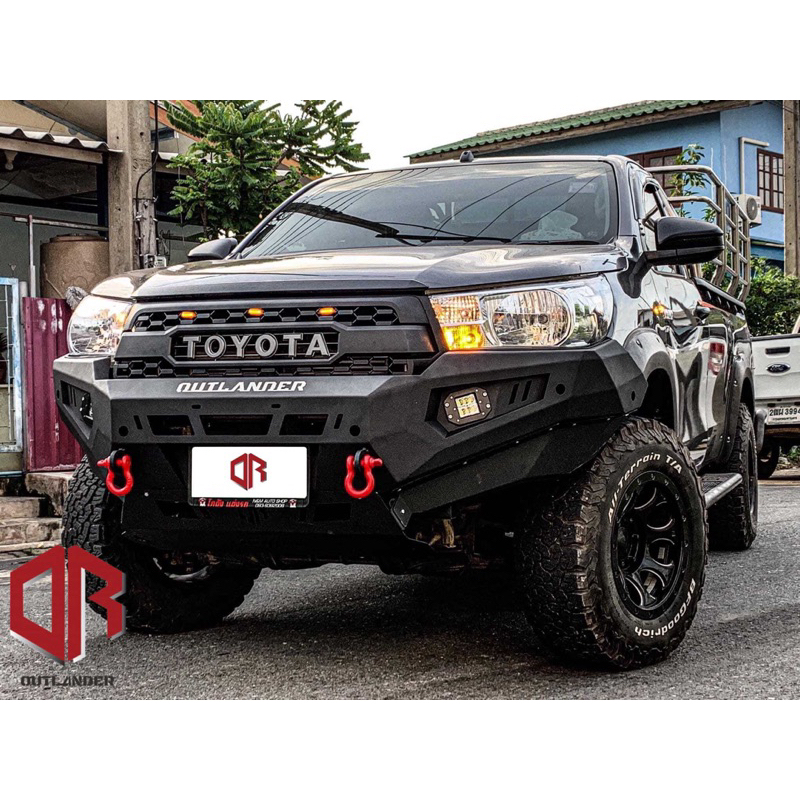 ชุดกันชนหน้าเหล็ก Toyota Revo 2015-2019 (กระจังใหญ่)