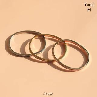 Orachat | Yada 14k bangle. (กำไลตัวเรือนสแตนเลส)