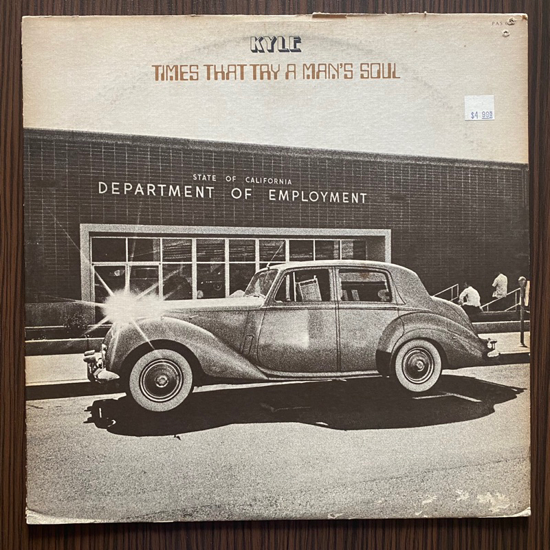 1 LP Vinyl แผ่นเสียง ไวนิล Kyle - Time That Try A Man’s Soul (US 1st Press) (1476)