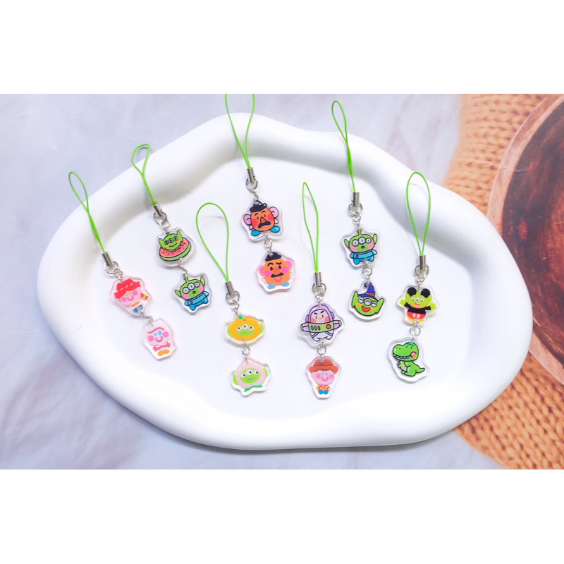 สายคล้องโทรศัพท์มือถือ ลาย ทอยสตอรี่( Toy Story )ไซส์S สินค้าพร้อมส่ง (ของฝาก ของแถม ของจีบลูกค้า ของขวัญ)