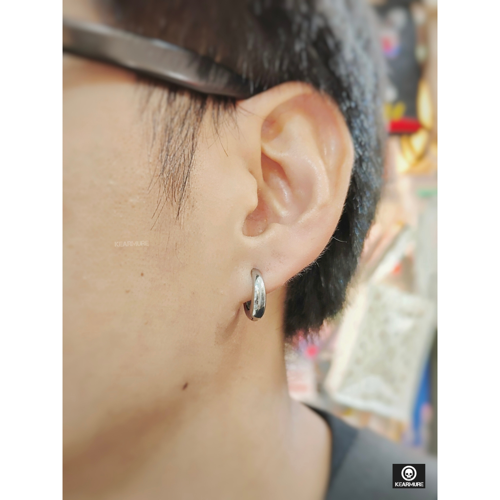 ต่างหูคลิบหนีบแบบห่วง ไม่ต้องเจาะหู - รูปที่ 3