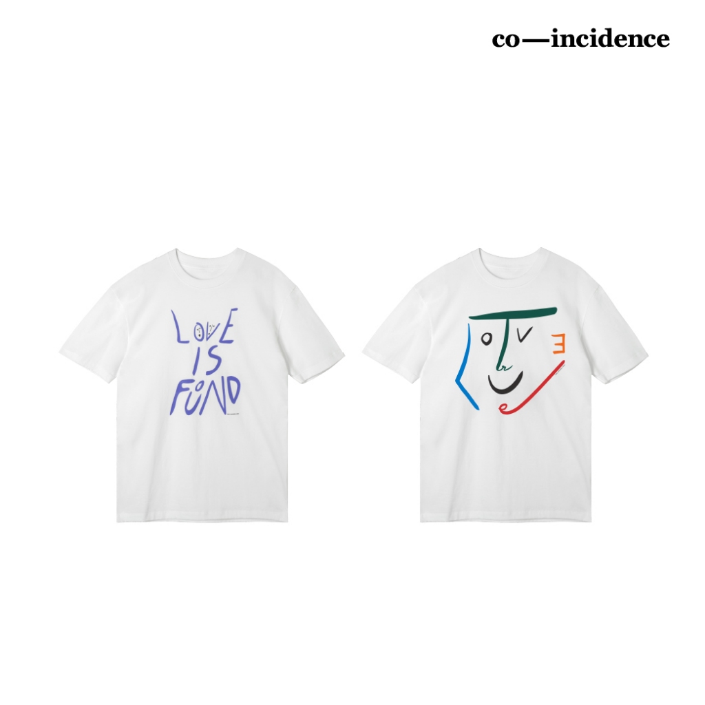 EVERYDAY & FRIENDS | co x Artist 2023 T-shirt (co-incidence) | เสื้อยืดคอกลม แฟชั่น แต่งตัว ใส่สบาย ของขวัญ