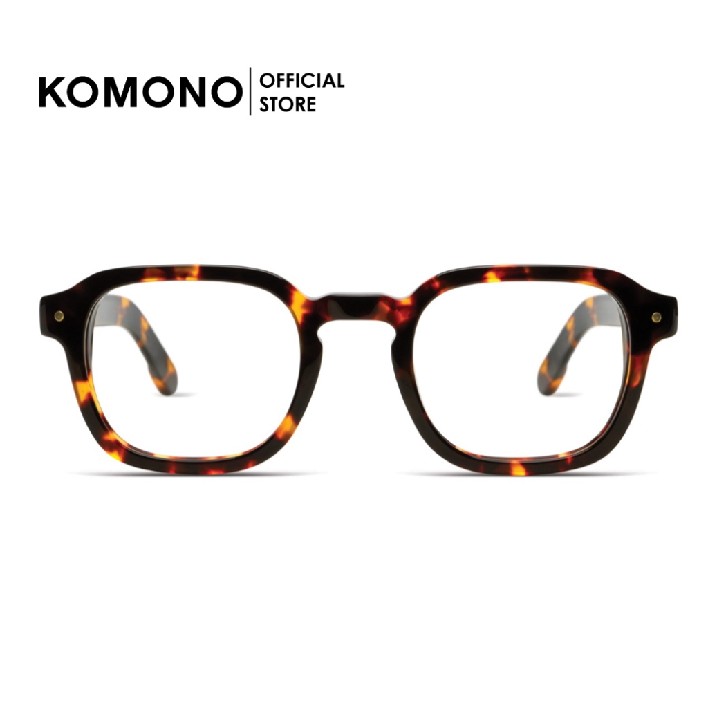 KOMONO Knox Tortoise กรอบแว่นตา ทรงสี่เหลี่ยม สีกระ