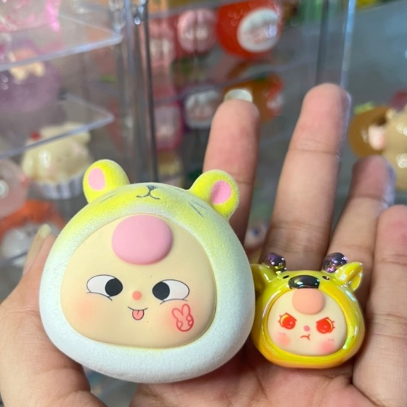 จุ่ม!! Baby three Mini เบบี้ทรี จิ๋ว3cm และรุ่นอัพไซส์5cm [พร้อมส่ง ของแท้] ของเล่นตุ๊กตา Baby three Mini