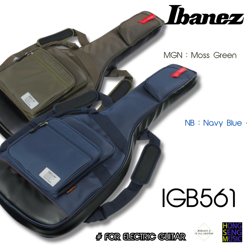 กระเป๋ากีตาร์ไฟฟ้า Ibanez IGB561 แบบบุฟองน้ำอย่างดี มีให้เลือก 2 สี