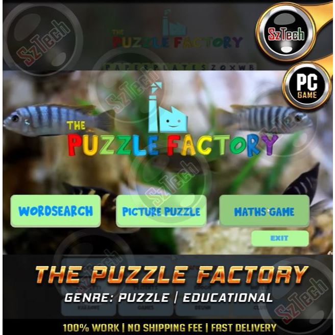 The Puzzle Factory [PC Game] 🔥Educational - Puzzle🔥Kids Games