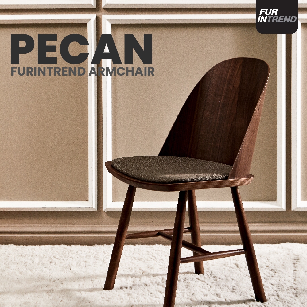 Furintrend เก้าอี้ไม้ รุ่น Pecan