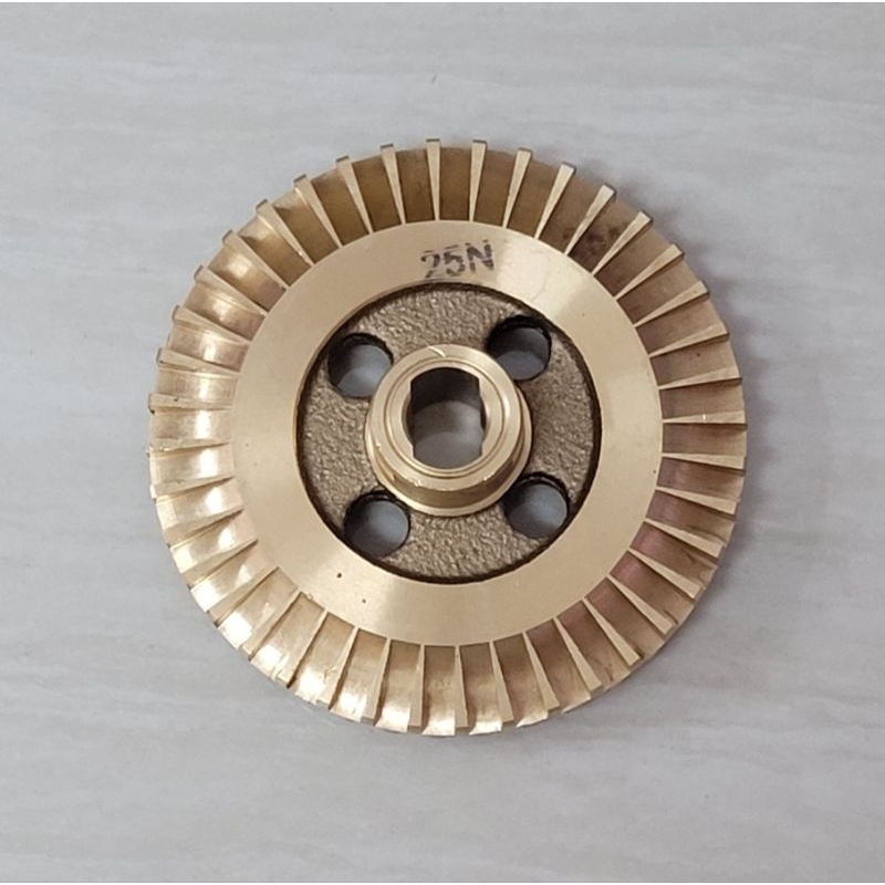 =อะไหล่ปั๊มน้ำฮิตาชิ Hitachi ใบพัดทองเหลือง แกน 12 มิลใช้กับรุ่น WT-P300GX2, WM-P250 - 350GX2