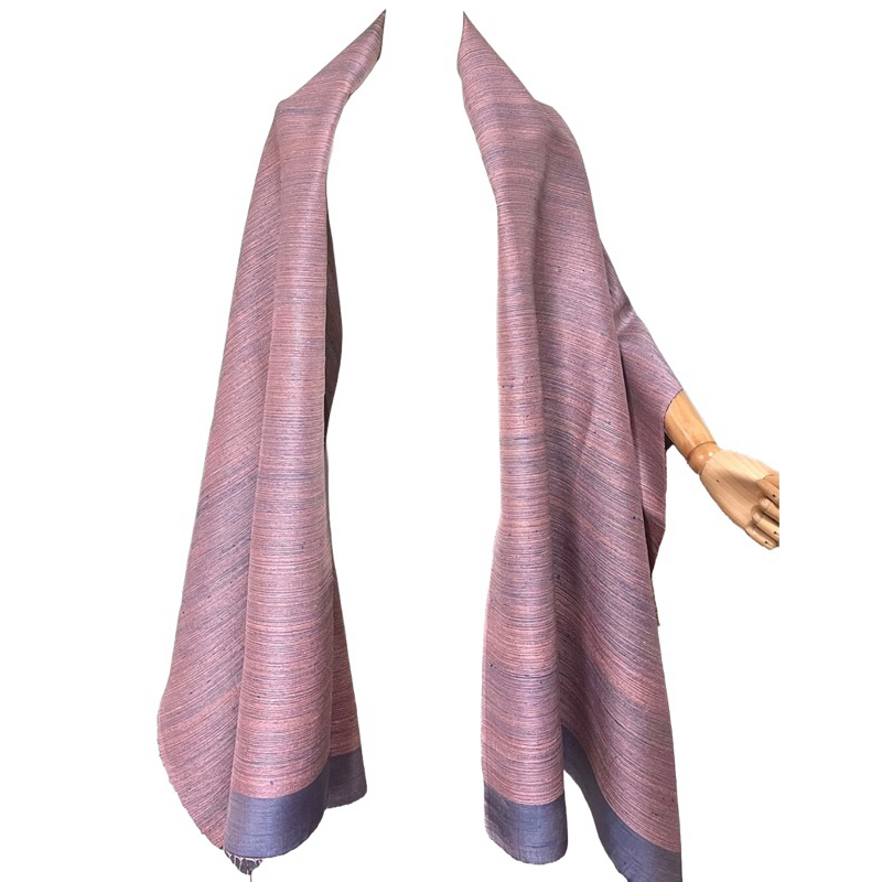 ผ้าคลุมไหล่รหัส DA65 ผ้าไหมแท้ทอมือ💯%จากแหล่งผลิต handmade ทั้งผืน แถมฟรี! กล่องของขวัญ สินค้าพร้อมจัดส่ง